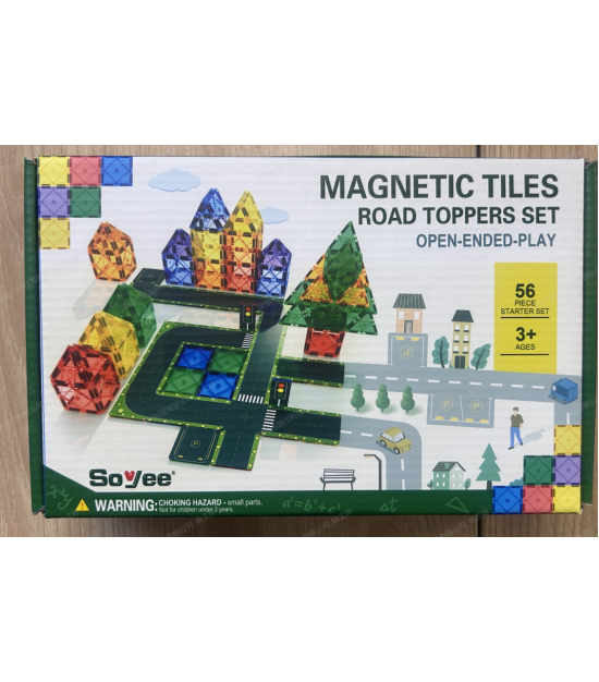 Soyee Magnetic Tiles Road Toppers Set Kids Toys. 1474 Sets. EXW Denver, CO